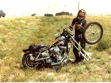 My bro when we were coming back from Sturgis, some time in the 80’s