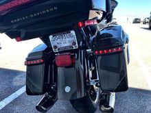 Added XM module, rear bag lights, Mustang seat, LRS windshield and custom gas tank lid