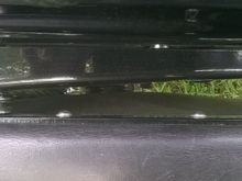 I Used another piece of 1" x 3/16" Stainless on the outside to sandwich the leather between the inner bag hoop. I also kept the quick release for the sissy bar.