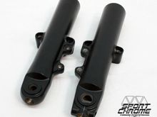 Black powder coated fork legs for exchange Street Glide, Road Glide 2014 and later Touring