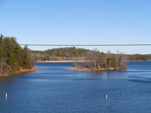 where the building is, is where the fort was burned in 'Last of the Mohicans'
