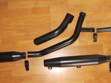 exhaust flat black ceramic coated
