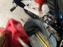 I collected most of the leak. Took 3 days. 