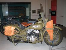The Harley-Davidson WLA is a Harley-Davidson motorcycle that was produced to US Army specifications in the years during and around World War II. It was based on an existing civilian model, the WL, and is of the 45 solo type, so called due to its 45-cubic-inch (740 cm3) engine displacement and single-rider design. The same engine, in a slightly lower state of tune, also powered the three-wheeled Servi-Car (the "G" family), leading to the "solo" distinction

https://en.wikipedia.org/wiki/Harley-Da