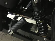 Since I have mounted the Hyperpro rear shocks the problem occured driving on rough roads or speedbumps. Especially with two way up. I had a serious search before I found out that the problem was in the Predator. Because with the standard shock I had no problem. But because the rear fork is mounted to the powerplant, the upwards movement of the fork wil also have a rear facing power ( away from the bike). Then the motormount will be pulled to the rear. The Predator is not realy designed to absorb