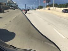 Chicago on the horizon.