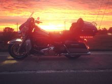 Sunrise on the way to work
