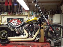 Exhaust chop/Powder work