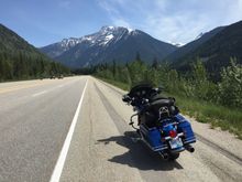 Heading East as I was climbing up towards the Rogers Pass.