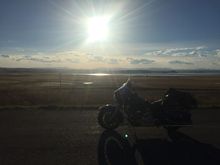 Something very cool about running with the Sun at your 3 o'clock.