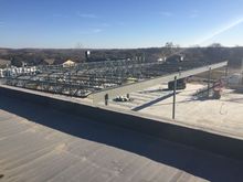 View from roof of existing building.