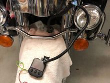 Found the the power connection I wanted to use in the headlight wiring bundle and tested it out.