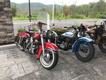 '62 FLH Pan, '36 VD sidevalve