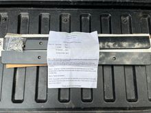 Saddlebag skids with stainless mounting hardware never used.