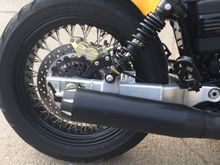 HYPERPRO 460 shocks.Roaring Toyz swingarm.