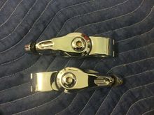 Notice light discoloration in mounting bolt