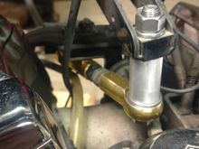 Here is the spacer I made, now everything is out of the way. Also put new heim joints on while it was apart. Going to pull it all apart again to powder coat everything once I know everything is going to work.
