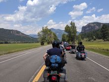 July in 2018 about five miles from the base of Wolf Creek Pass. Has to stop for some construction. Great ride and easy way through the mountains.

I grew up in that area. Cortez, Co to Alamosa is gorgeous. Wish I had more pictures.