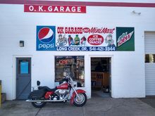 O.K. Garage in Long Creek, OR.
