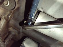 Removing the rear lever 