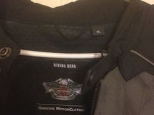 Tag on Textile jacket