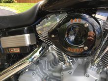 After looking at my post I had to add a little more orange to the right side of the bike.