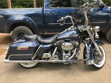 Updated with hard bags and 14" Burly bars, etc.