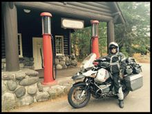 Also used it on the GS… The Klim ADV suit is the most waterproof riding gear I’ve ever had… In the worst rainstorm I ever kept riding through, in all my years of riding, the only place there was any moisture was on the collar  between the jacket and my Neotech helmet… The Siggy boots were warm and dry. I didn’t take the riding gear with me to Alaska on the Harley , and once I got north of 60, I sure wish I had.