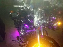 What the smaller amount of leds looked like on my deluxe