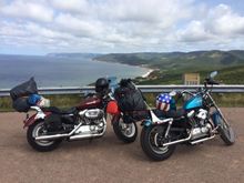 The rear vintage tire held up great with the Nova Socita Roads and Cape Brenton trail!