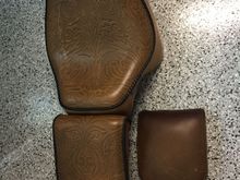 Seat, attached pillion, backrest pad
