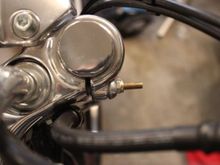 This side wasn't as near to the tank when I test fit the mounting brackets.