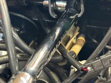 Hard to see the punch bolt but the socket is in it