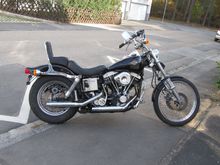 a 1980 Wide glide i bought back in Oct.2015'