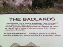 Going thru Montana. Yeah, The Badlands are also in Montana.