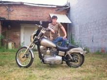 My son and his 07 FXD