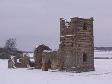 church built on stone age barrow