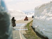 15ft Snow in the Beartooth Mountains in Montana in June 09.