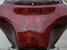 Added some flames and bars this winter and changed the tank dash