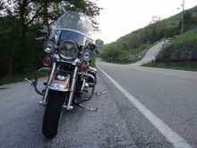 Hyw 26 north out of Eureka Springs There isn't a bad road in N.W. Arkansas.