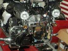 Tear down of the front end for Chrome lowers and wheel