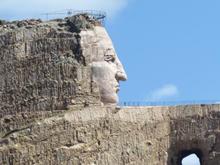 At Crazy Horse monument.....