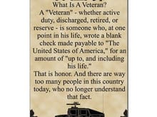 What is a Veteran