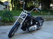 8/12/11 back to stock paint after accident, added chome handlebar controls and chrome primary and cam cover