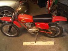 1977 XR75. My Dad would not buy me one of these when I was a kid. So I bought myself one after I grew up. I guess I showed him!