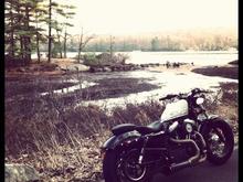 late november park riding