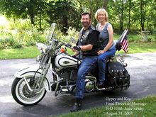 One last ride- Kea and I, on our way from Mequon, to downtown Milwaukee for a Steppenwolf concert at the 100th!