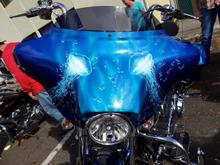 Love the paint job on Dan's bike