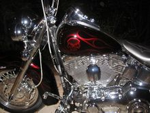 night left tank popping skull