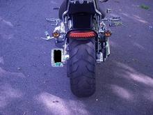 side mount plate, LED brakelight